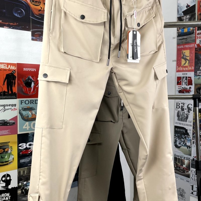 Italian Cargo Jogger (Beige Khaki)