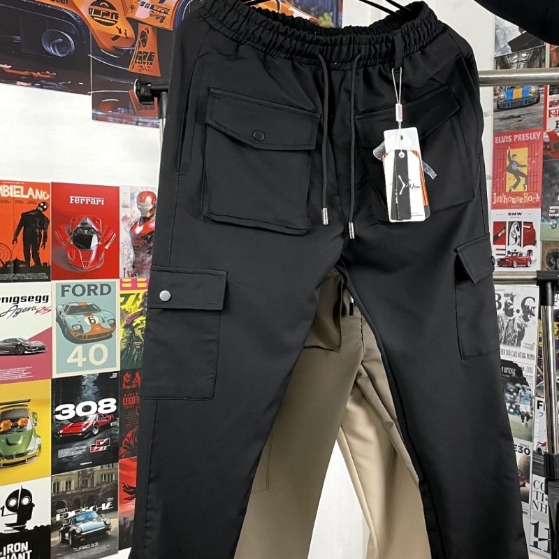 Italian Cargo Jogger (Z Black)